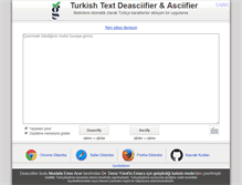 Tablet Screenshot of deasciifier.com